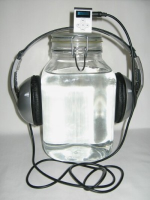 how to infuse the audios' energies into water