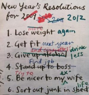 new year resolutions