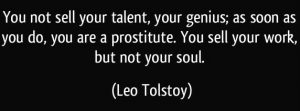 sell-talent-prostitute-tolstoy