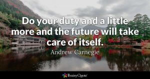 the future will take care of itself