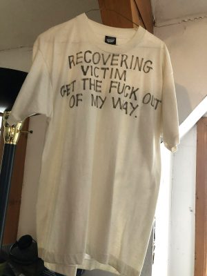 self-concern victim t-shirt