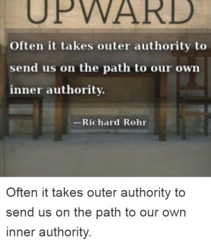 outer pressure to inner authority