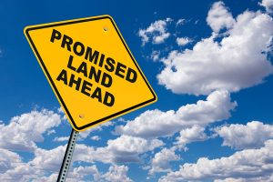 the promised land sign