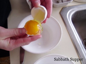 Batter Separating Eggs