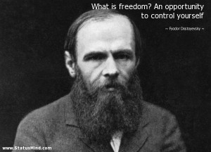 Freedom-dostoyevsky