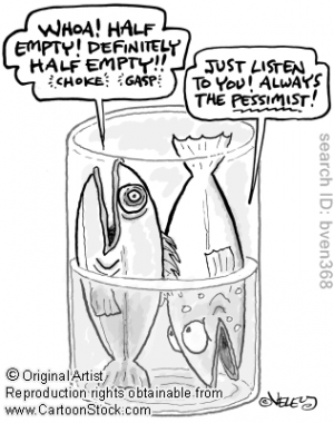 mental representation of a glass half full