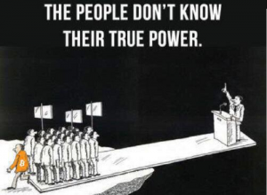 people don't think... and thinking is power.