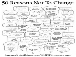50 reasons not to change